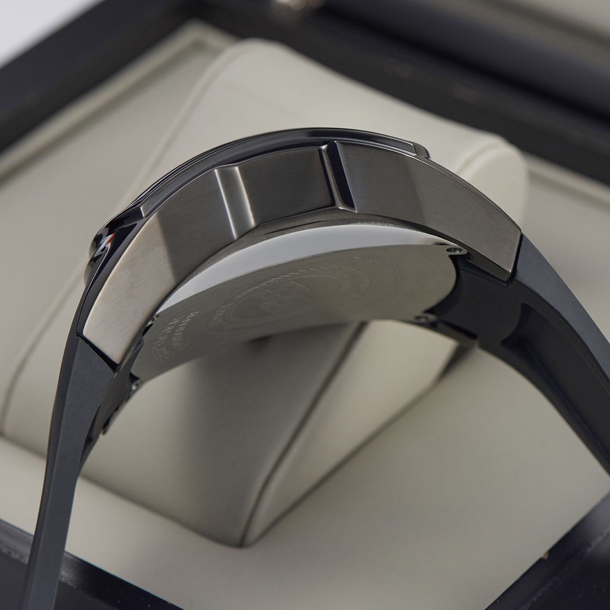 Reef Tiger Aurora Tank VK Quartz Chronograph Sport Black PVD Dial Watch image 2