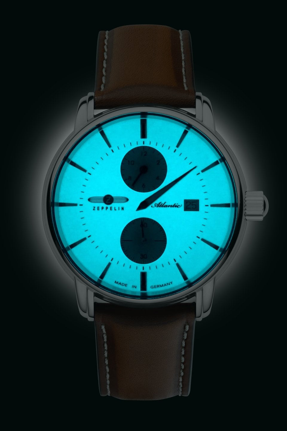 ZEPPELIN Atlantic Automatic Regulator Watch Night Glow 84265 image 1