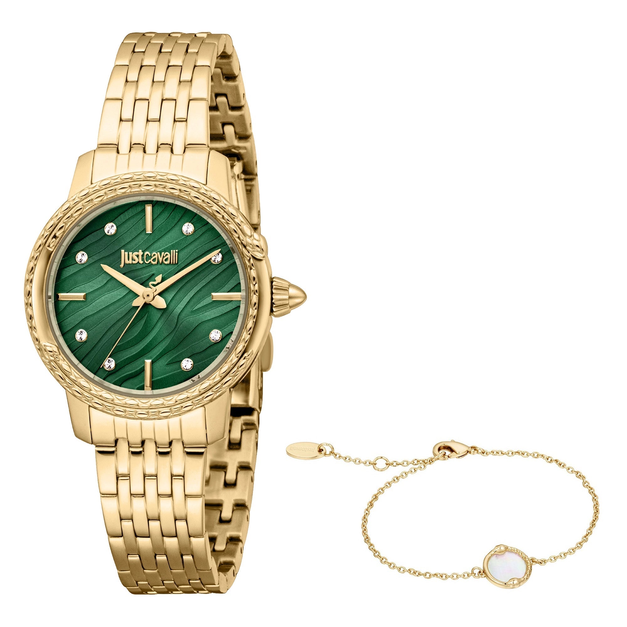 Just Cavalli SET Euforia Snake Yellow Gold Green image 0