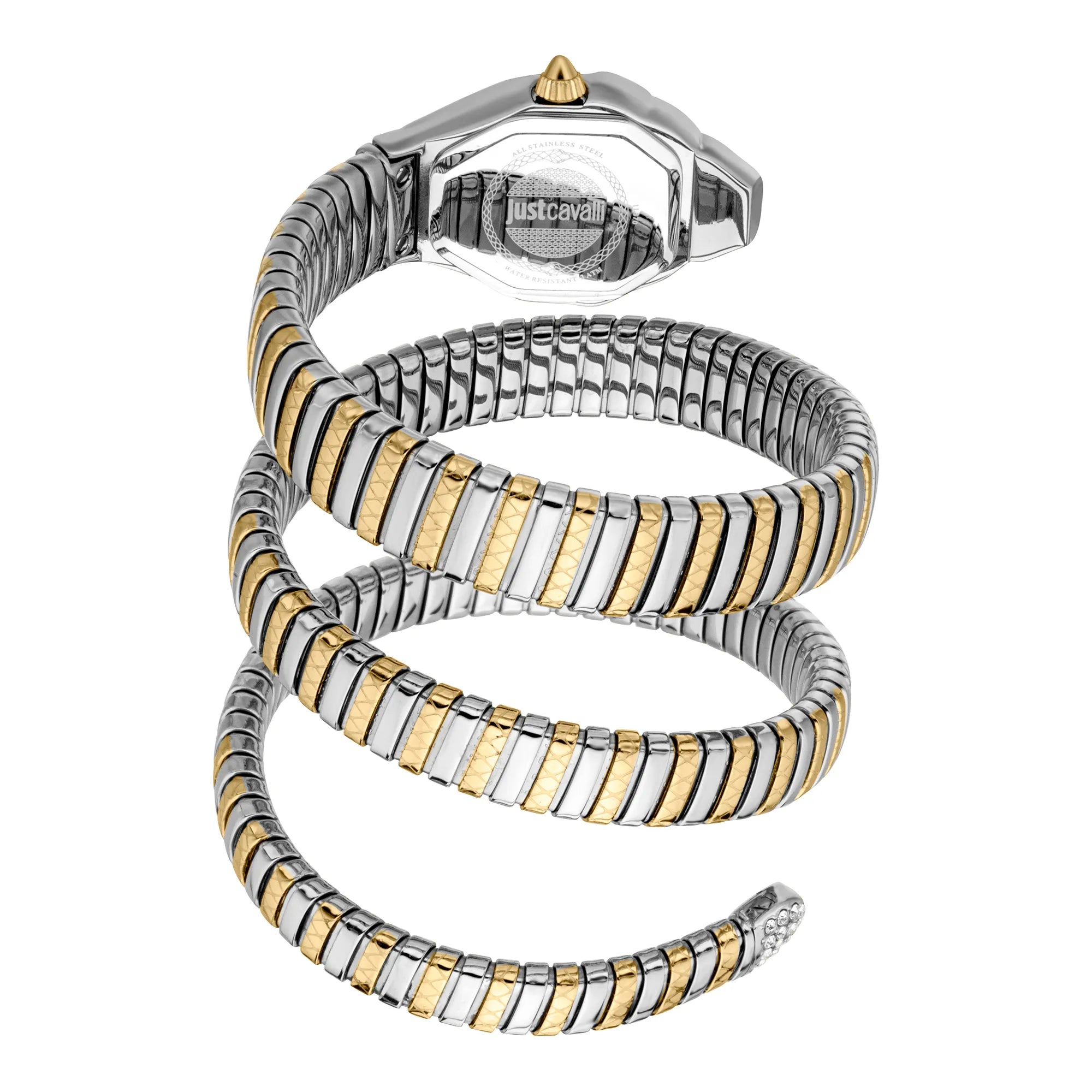 Just Cavalli Signature Snake Ambra Two Tones YG Silver image 1