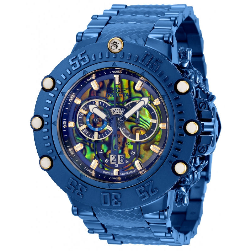 INVICTA Men's SUBAQUA 52mm Ionic Blue Chronograph Watch