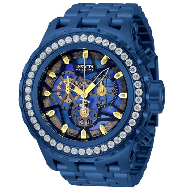 INVICTA Men's Reserve Crystal Chronograph Blue Watch