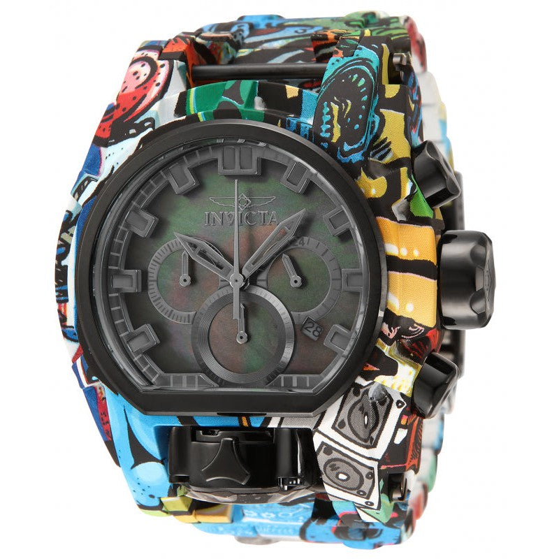 INVICTA Men's Bolt Zeus Magnum Chronograph 52mm Graffiti Aqua Plating Watch