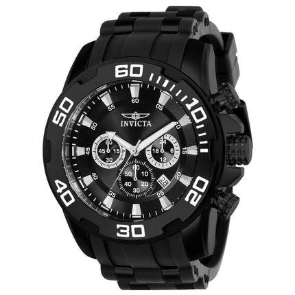 INVICTA Men's Pro Diver Racer 50mm Chronograph Steel Infused Black 100m Watch