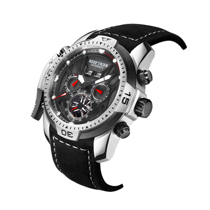 Reef Tiger Men's Aurora Transformers Skeleton Automatic Mechanical Watch image 1