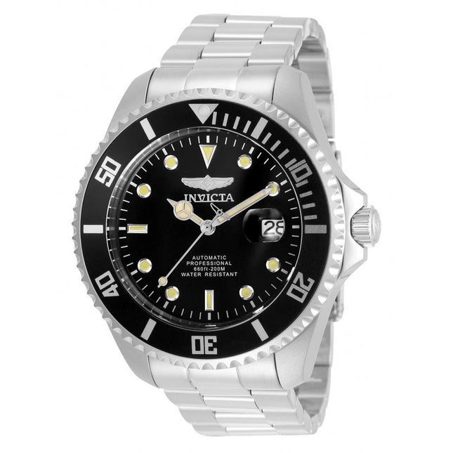 INVICTA Men's Pro Diver Automatic 47mm Silver / Black Watch