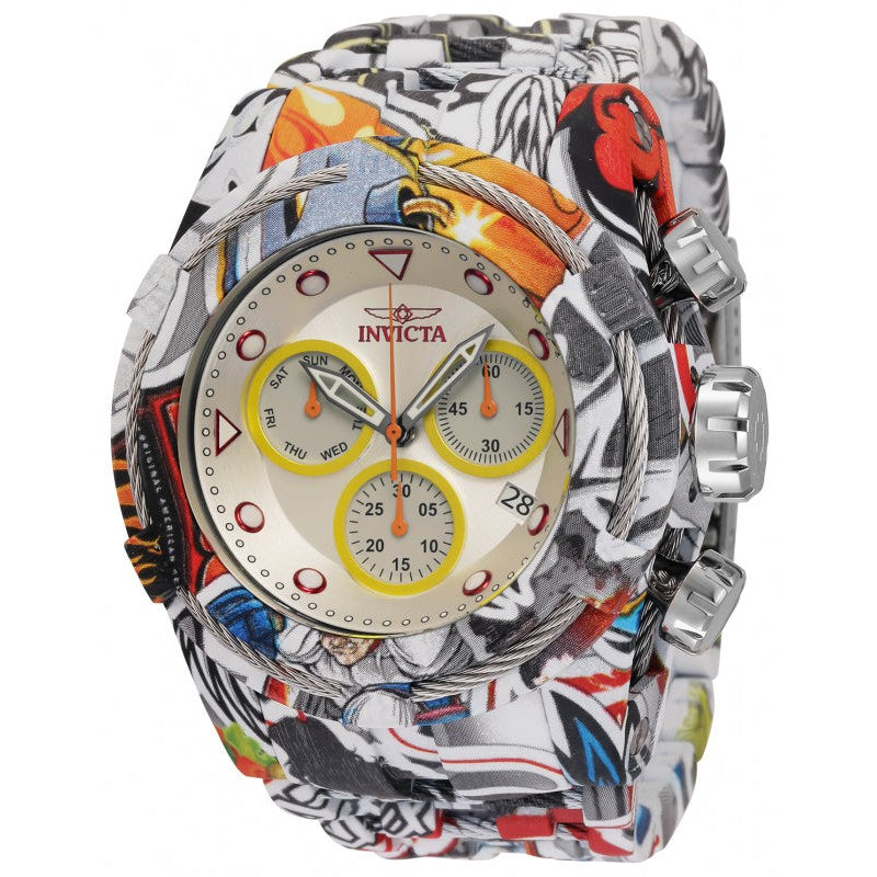 INVICTA Men's Bolt Graffiti Chronograph 53mm Watch