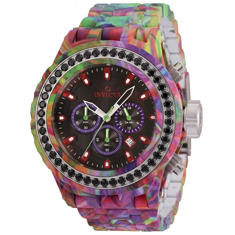 INVICTA Men's SUBAQUA AQUA PLATED 52mm Grafitti Chronograph Watch