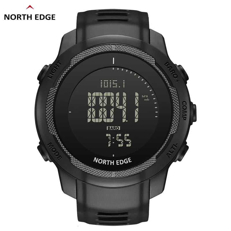 NORTH EDGE Tactical Vertico Carbon Fibre Watch Black image 0