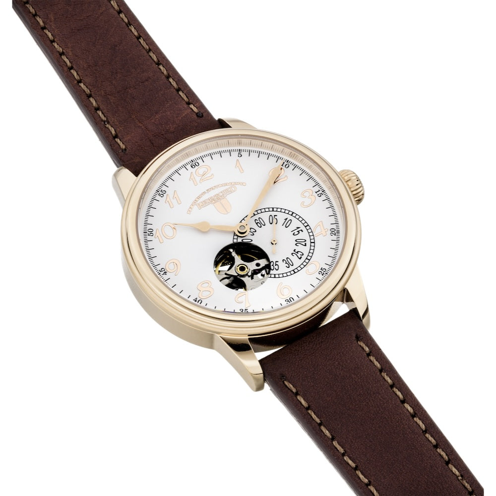 RIEDENSCHILD PRECISION INSRUMENTS GERMANY Automatic Reich II Power Reserve Watch Rose Gold image 1