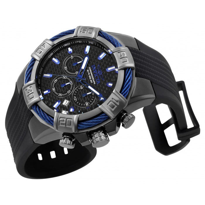 INVICTA Men's Bolt Wire Chronograph Black / Blue Watch