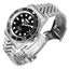 INVICTA Men's Pro Diver Automatic 42mm Jubilee Bracelet Watch Silver/Black