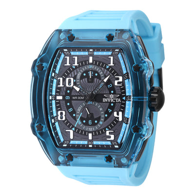 INVICTA Men's Racing Arcane Translucent 48mm Watch Dark Grey/Blue image 0