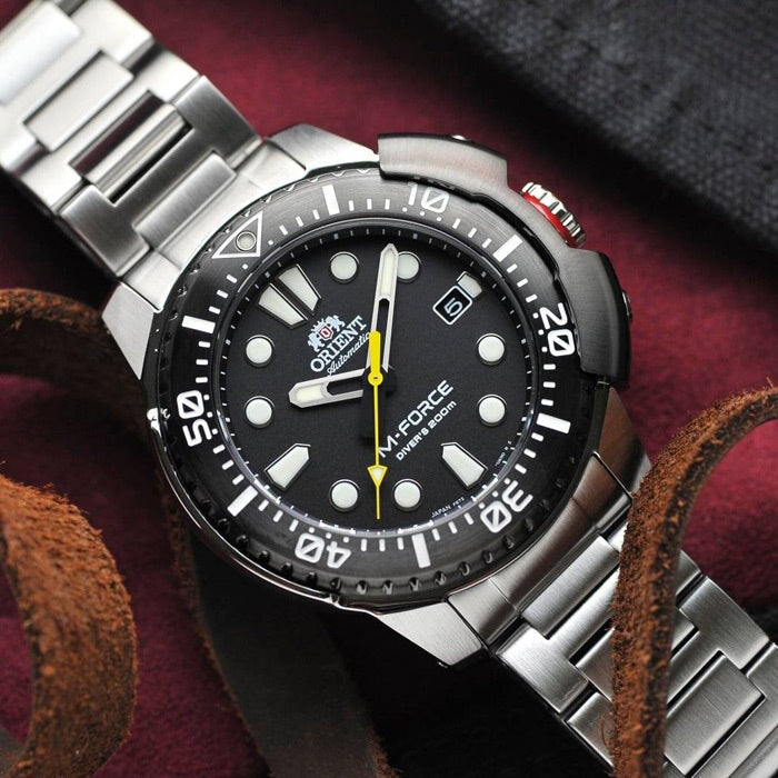 ORIENT Men's M-FORCE Automatic Divers Watch RA-AC0L01B00B image 2