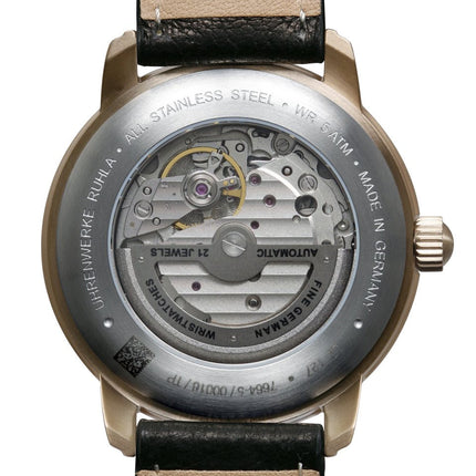 ZEPPELIN Men's LZ127 Graf Zeppelin Automatic Open Heart Watch 76645 image 2