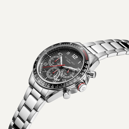 Tachymeter Chrono Steel Black image 1
