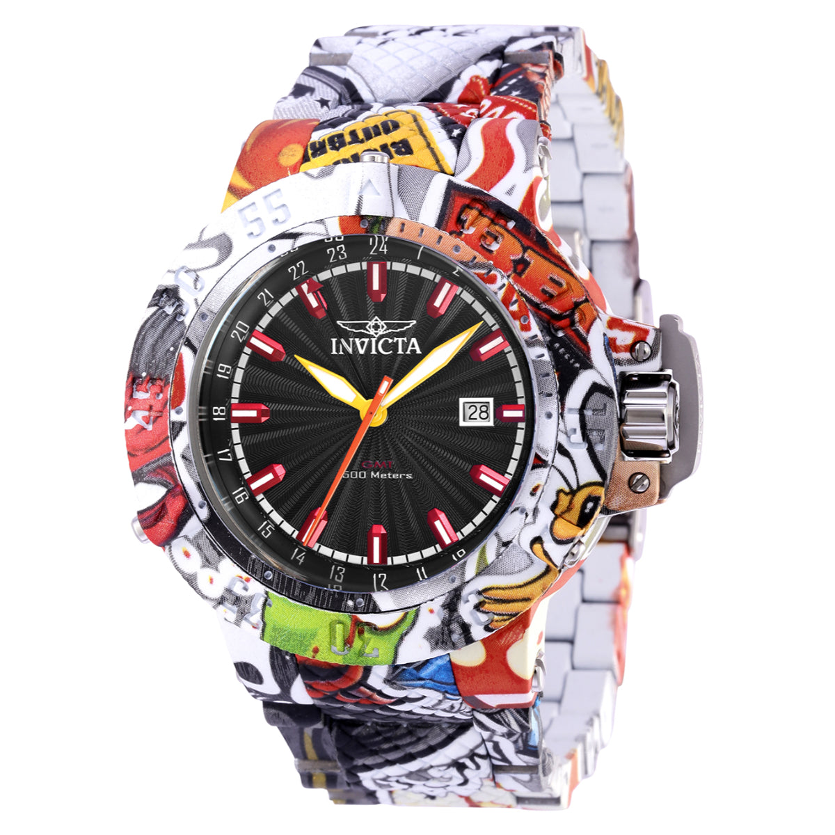 INVICTA Men's SUBAQUA Graffiti Swiss 50mm Watch