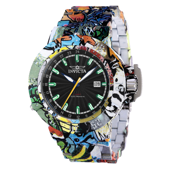 INVICTA Men's SUBAQUA Graffiti Swiss 50mm Watch