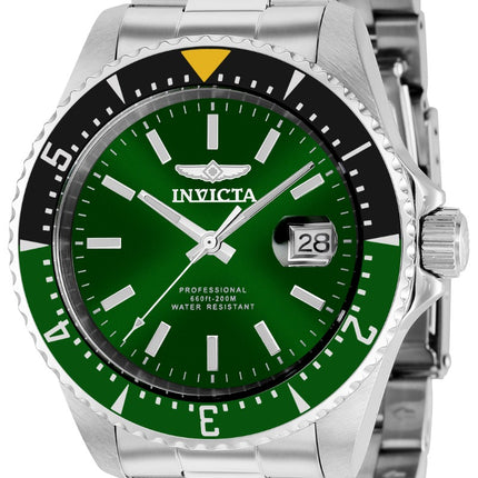 INVICTA Men's Pro Diver Automatic 44mm Silver / Sprite Bezel Oyster Bracelet 200m Watch