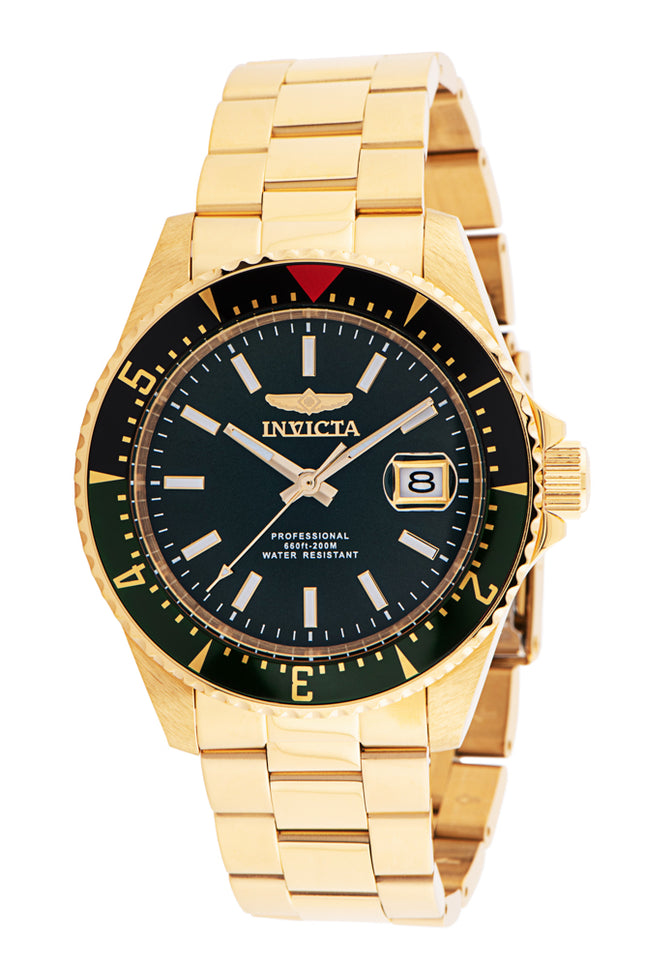 INVICTA Men's Pro Diver Automatic 44mm Gold Edition Oyster Bracelet 200m Watch
