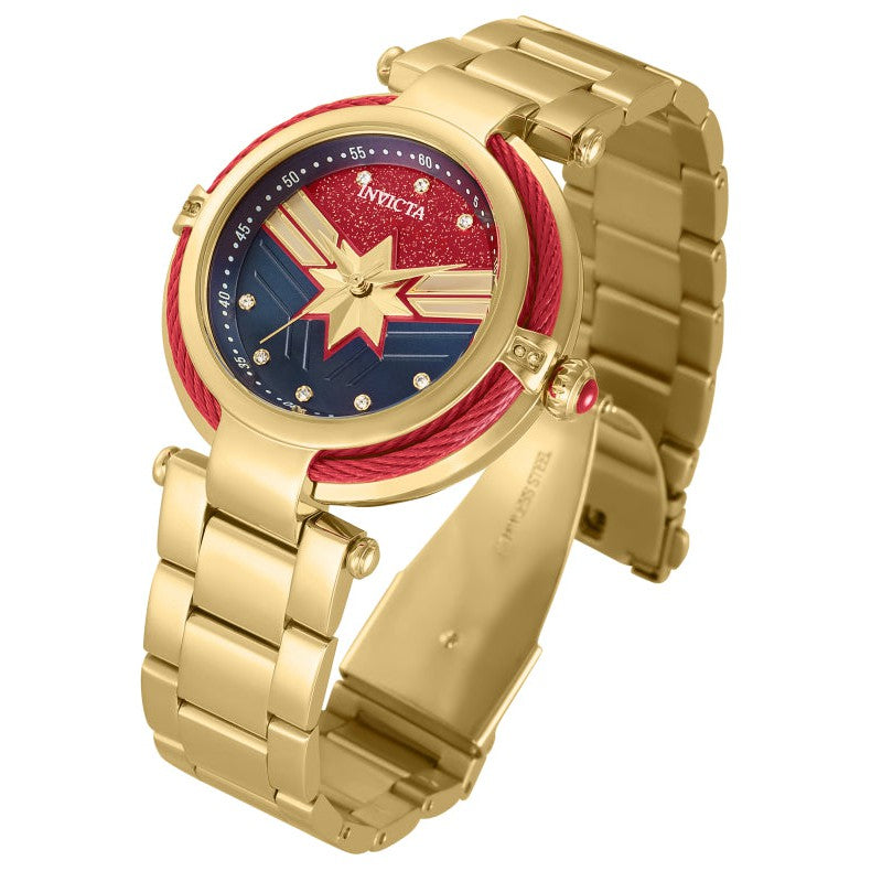 INVICTA Women's Marvel Captain Marvel Ltd Edition 40mm Watch