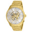 INVICTA Men's Classic Skeleton Automatic 45mm Steel Gold Watch