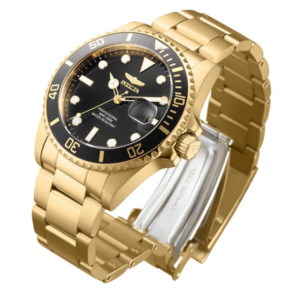 INVICTA Women's Pro Diver 38mm Gold / Black Oyster Bracelet 200m Watch