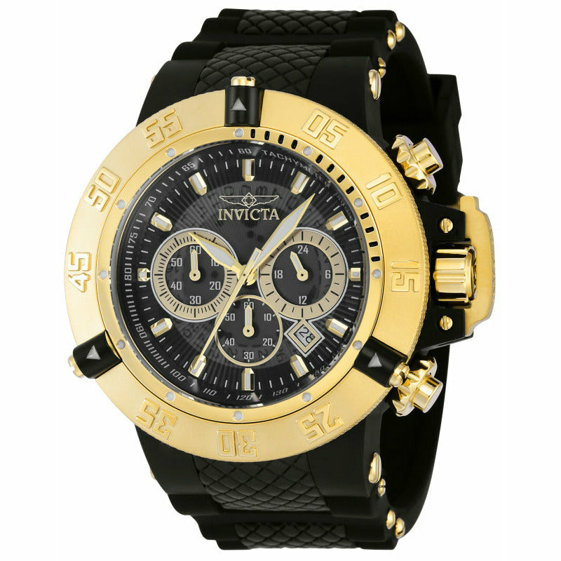 INVICTA Men's SUBAQUA NOMA III Chronograph  50mm Gold/Black Watch