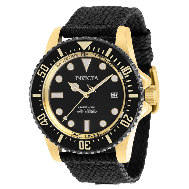 INVICTA Men's Pro Diver Automatic 44mm Master of the Sea Gold / Black Watch
