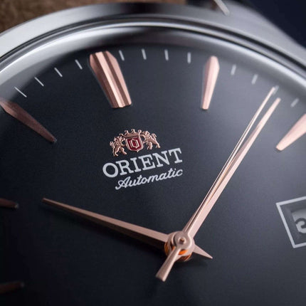 ORIENT Men's Automatic Bambino Leather Watch RA-AC0P02L image 1