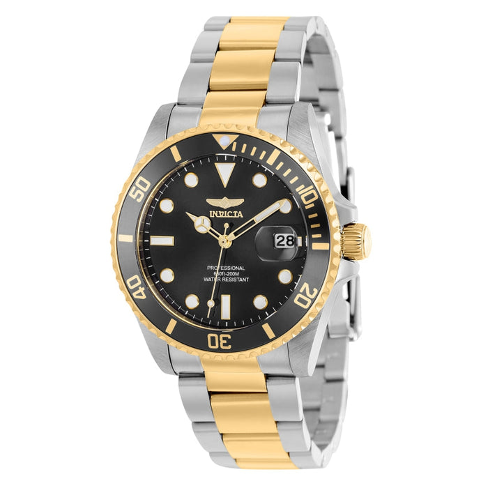 INVICTA Women's Pro Diver 38mm Two Tone / Black Date Oyster Bracelet 200m Watch