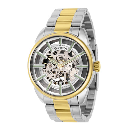 INVICTA Men's Skeleton Artisan Automatic Two Tone Gold Watch