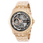 INVICTA Men's Skeleton Artisan Automatic Rose Gold Watch