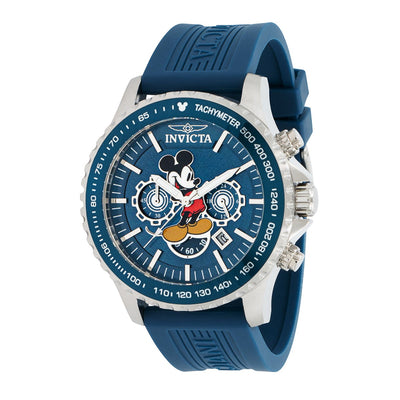 INVICTA Men's Disney Limited Edition Mickey Mouse 48mm Chronograph Watch Blue