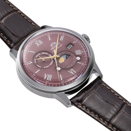ORIENT Men's Bambino Moonphase Automatic Classic Watch RA-AK0807R image 2