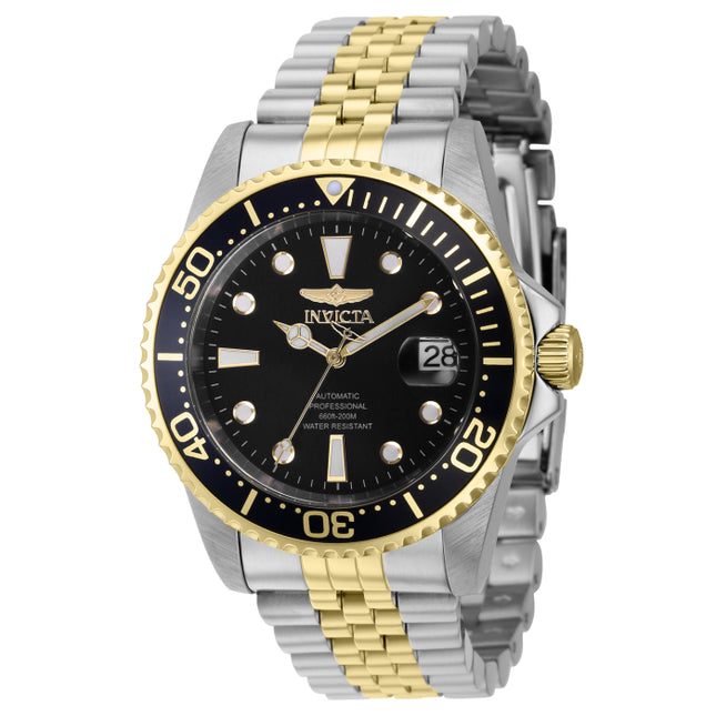 INVICTA Men's 42mm Jubilee Automatic Pro Diver Two Tone / Black 200m Watch