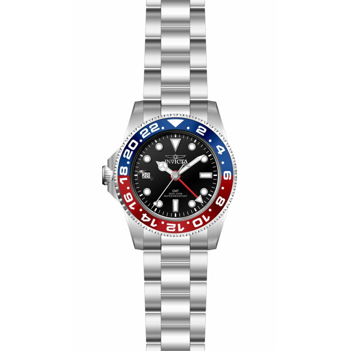INVICTA Men's Pro Diver Swiss Inverted 42mm GMT Pepsi 200m Oyster Bracelet Watch