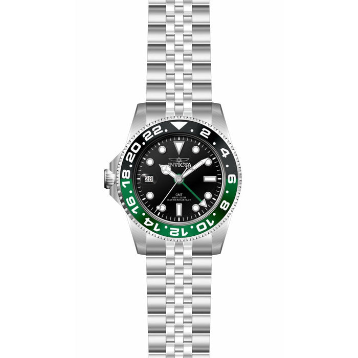 INVICTA Men's Pro Diver Swiss Inverted 42mm GMT Riddler 200m Jubilee Bracelet Watch