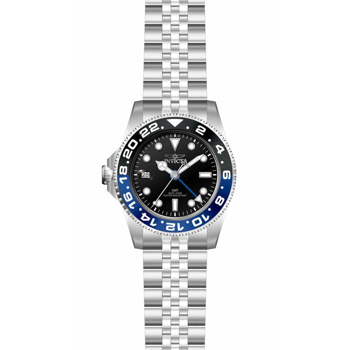 INVICTA Men's Pro Diver Swiss Inverted 42mm GMT Batman 200m Jubilee Bracelet Watch