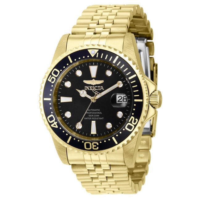 INVICTA Men's 42mm Jubilee Automatic Pro Diver 200m Watch Gold