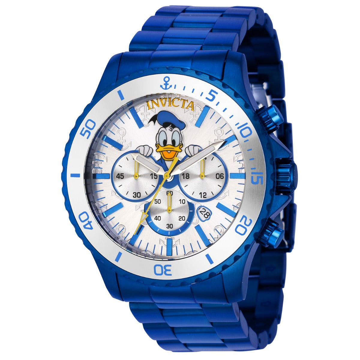 INVICTA Men's Disney Donald Duck Ltd Edition 48mm Watch Blue