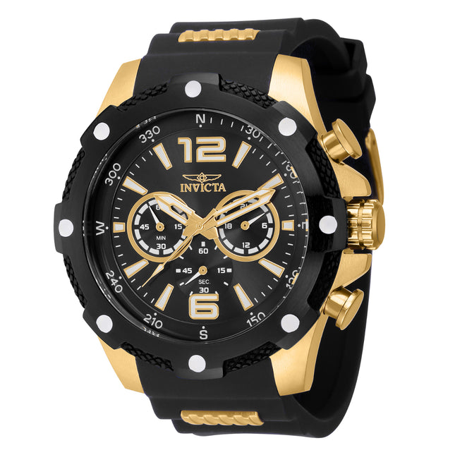 INVICTA Men's Coalition Forces I-FORCE 50mm Chronograph Gold / Black Watch