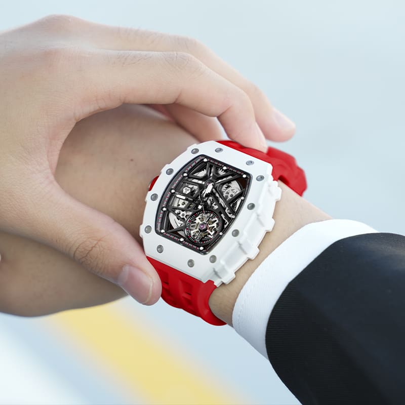 TSAR BOMBA Elemental-Ceramic Automatic Watch TB8209C