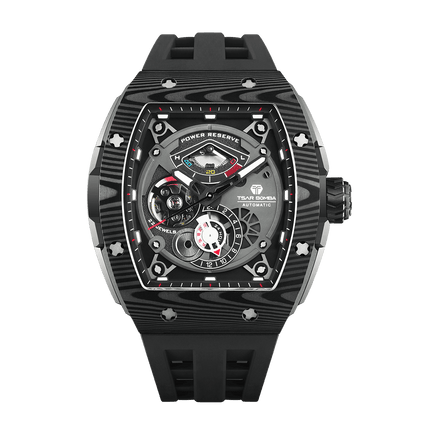 TSAR BOMBA Elemental-Carbon Fiber Automatic Watch TB8210CF