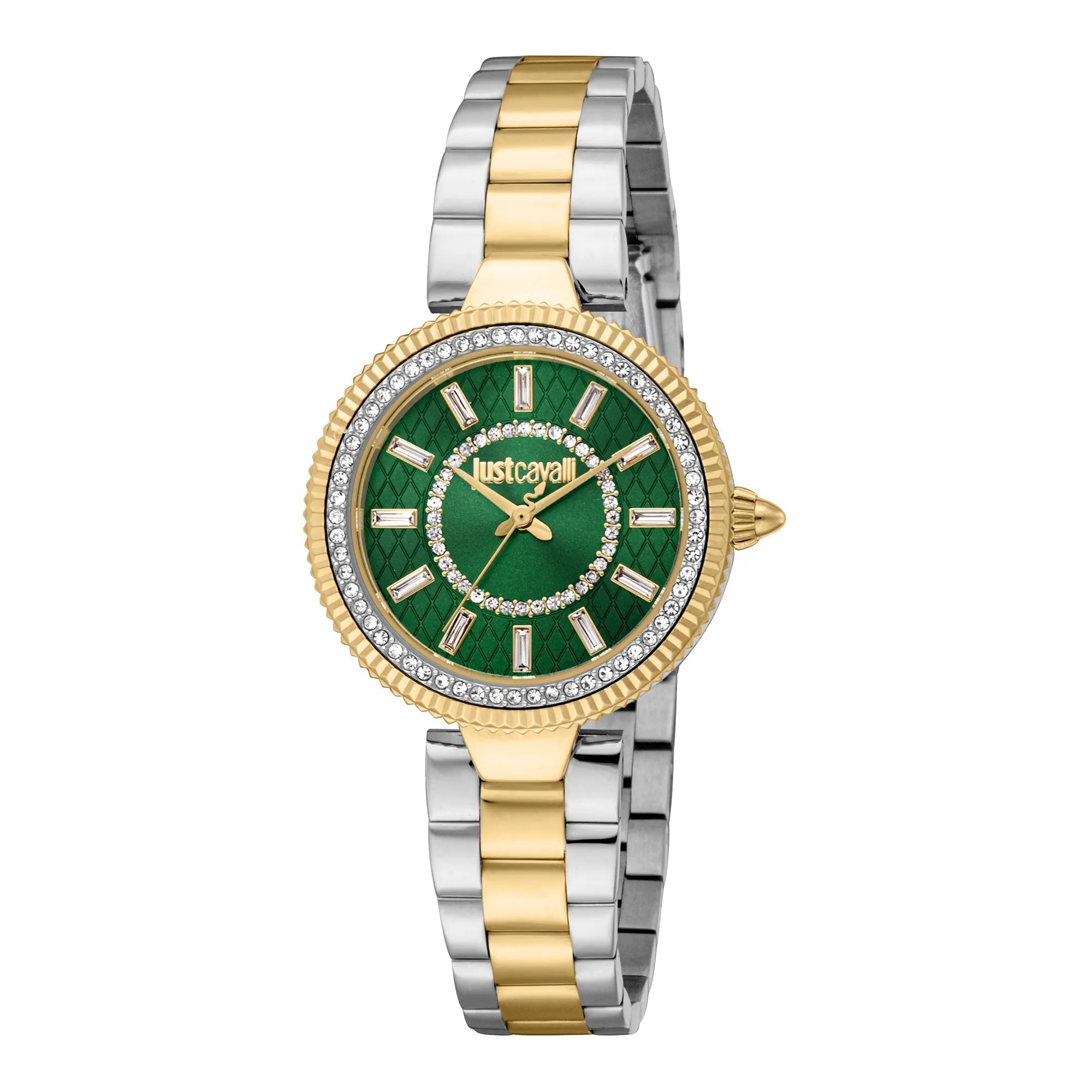 Just Cavalli Glam Chic Ostentatious Yellow Gold Green image 0