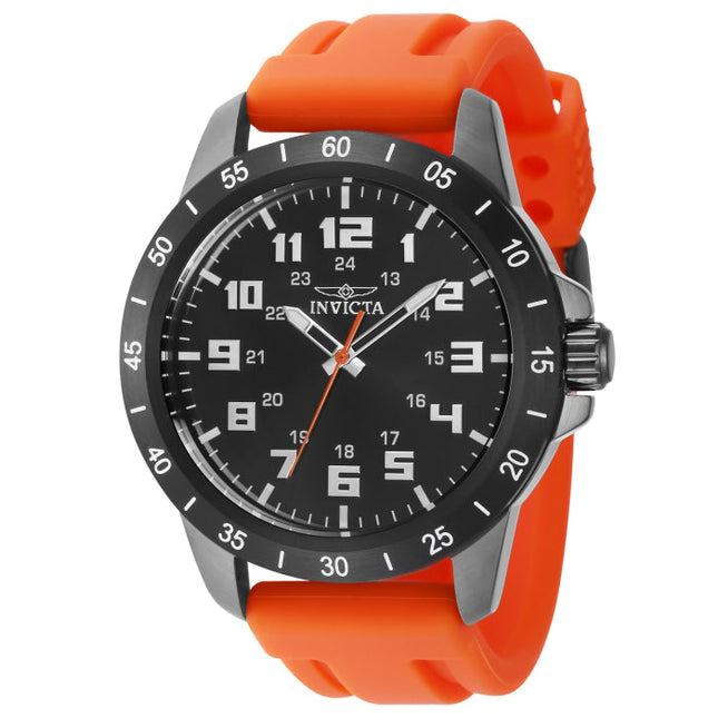 INVICTA Men's Pro Diver 45mm Silicone Strap Watch Orange image 0