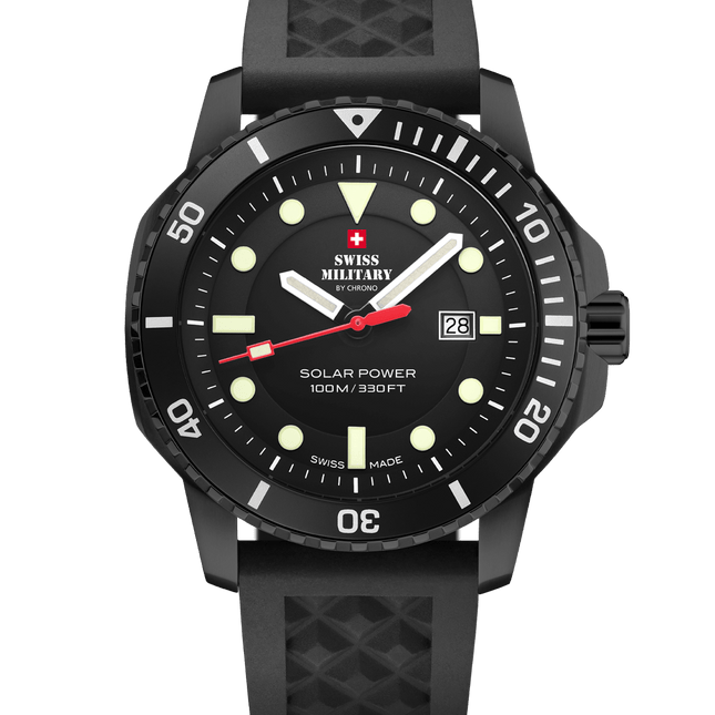 Swiss Military SMS34102.03-Swiss Solar Sports Watch Black image 0