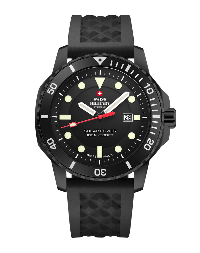 Swiss Military SMS34102.03-Swiss Solar Sports Watch Black image 0
