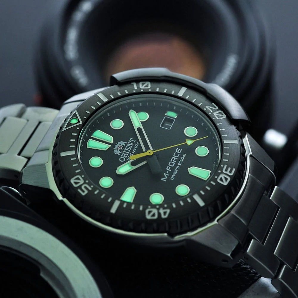 ORIENT Men's M-FORCE Automatic Divers Watch RA-AC0L01B00B image 1
