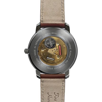 ZEPPELIN Men's New Captains Line Mono Timer Quartz 8642-3 Leather Watch image 1